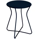 Fermob Hocker Stahl 34 x 45 x 34 cm Abyssblau