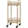 Beliani Servierwagen Farley Metall Gold