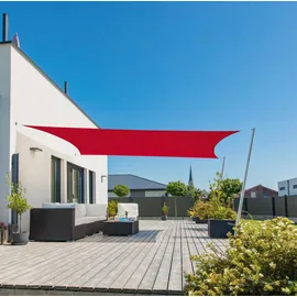 WINDHAGER Sonnensegel rot,