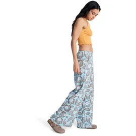 Roxy Midnight Avenue Slub Printed Hosen Braun XS