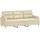 vidaXL 3-Sitzer-Sofa Creme 180 cm Stoff