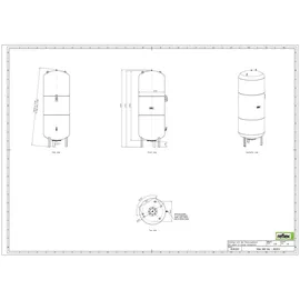 Buderus Reflex G 800 6 bar 1000 l Grau