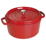 Staub Cocotte 28 cm rund kirschrot