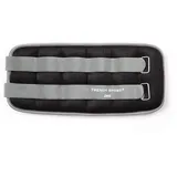 Trendy Sport Unisex – Erwachsene Ankle and Wrist Weight Gewichtsmanschetten, Schwarz-Grau, 2,0 kg
