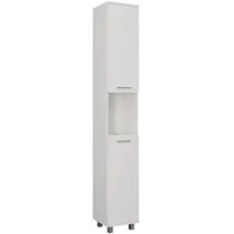 Vicco Ilias Hochschrank 30,2 x 190 cm Weiß Spanplatte