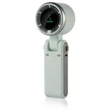 Mini-tragbarer, Wiederaufladbarer Ventilator, 5 Geschwindigkeitsstufen, Einstellbar, 3600 Mah, Reiseventilator, Turboventilator, Nackenventilator, Grün
