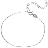 FIRETTI Silberkette »Schmuck Geschenk Silber 925 Armband Kette Fußkette Bauchkette Kugeln«, in verschiedenen Längen erhältlich, silberfarben