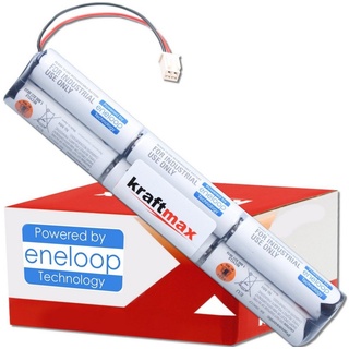 LIONTRON Kraftmax Akku für Velux Solarfenster Dachfenster Rollladen 10,8V / 2900mAh NiMH mit Kabel und Stecker 946933