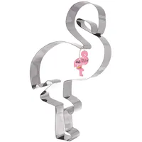 ScrapCooking 1988 XXL-Ausstechform "Flamingo", Edelstahl, 34,5 x 19,5 x