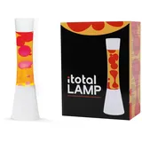 I-TOTAL - Flüssige Lavalampe 40 CM (Gelb Rot Weiss Gravity)