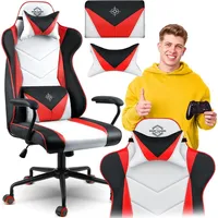 Sofotel Miss Fortune Gaming-Stuhl Schwarz/Rot/Weiß