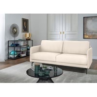 HÜLSTA sofa 2-Sitzer »hs.450«, Armlehne sehr schmal, Alugussfüße in umbragrau, Breite 150 cm weiß