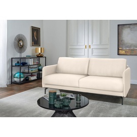 HÜLSTA sofa 2-Sitzer »hs.450«, Armlehne sehr schmal, Alugussfüße in umbragrau, Breite 150 cm, weiß