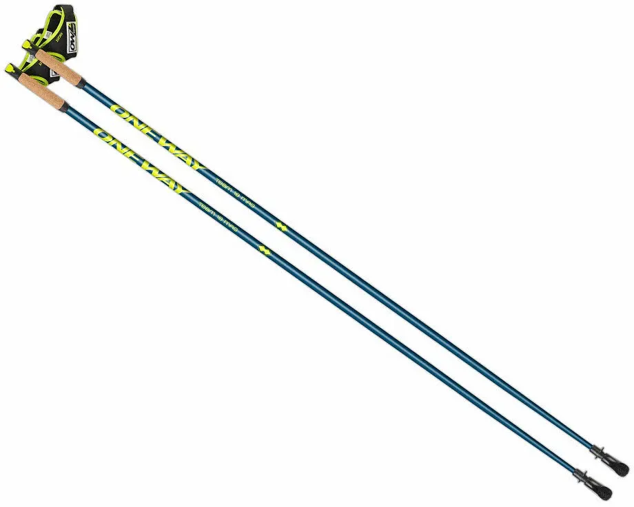 One Way Team 18 MAG Nordic Walking Stöcke Outdoor Freizeitstöcke blau 120