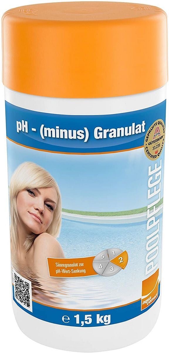 ph Minus Granulat, 1,5 Kg, Ph-Senker, Wasserpflege