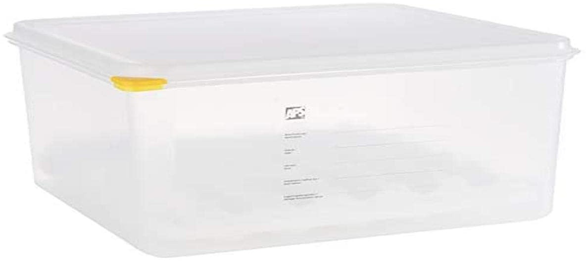 APS 82419 GN 2/3 Eier-Box, Aufbewahrungsbox, Vorratsbox aus Kunststoff, mit luftdichtem Deckel, für 4 Lagen à 30 Eier, Lieferung inklusive 8 Lagen, Größe Lage: 28 x 28 cm