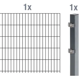 GAH Alberts Doppelstabmatten 656 Set 1 Matte 200 x 100 cm anthrazit