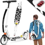 Kesser KESSER® Cityroller Scooter 205mm Räder PU Big Wheel - Pro-S Tretroller mit Doppel Federung, City-Roller Scooter klappbar und Höhenverstellbar, Roller Kickscooter für Erwachsene und Kinder