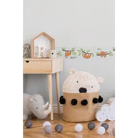 A.S. Création Chill & Relax Bordüre 16 cm 5 m Braun/Grün/Orange 403751