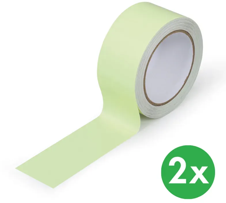 Leuchtband Notausgang 50 mm x 10 m, Verpackung 2 Stk.