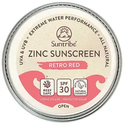 Suntribe Zinksonnencreme - Retro Red LSF30 Sonnenschutz 10 g 
