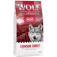 2x12kg Crimson Sunset - Lamm & Ziege Wolf of Wilderness Hundefutter trocken getreidefrei