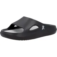 Rieker Damen Colton W3450 Slide, Schwarz, 38 EU