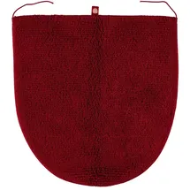 Rhomtuft WC-Vorleger Prestige Rot 50 x 45 cm mit Ausschnitt