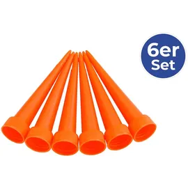 Maximex Bewässerungs-Spikes 6er Set 14,9 x 3 cm orange