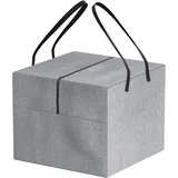 Nomiou LuxusKollektion Gartenmöbel-Schutzhülle Auflagentasche für Gartenauflagen 80x80x60cm, Wasserdicht & UV-beständig
