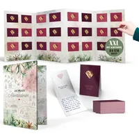 DIY Adventskalender 2024, Personalisierbare Karten für liebevolle Botschaften, Edition Erotik, Komplettset, Ausfüllen & Verschenken, Wiederverwendbar