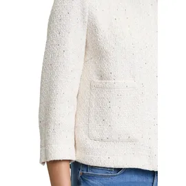 Cartoon Damen Tweedblazer mit Taschen 44, Cream/Nature - 44