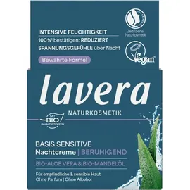 Lavera Basis Sensitiv Beruhigende Nachtcreme 50 ml