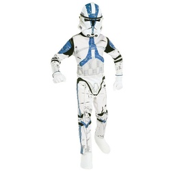 Rubie ́s Kostüm Star Wars Clone Trooper Kostüm für Kinder, Star Wars-Kostüm aus der Clone Wars-Animationsserie weiß 104