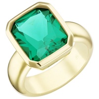 GIORGIO MARTELLO MILANO Ring mit grünem Kristallstein, vergoldet, Silber 925 Ringe Grün Damen