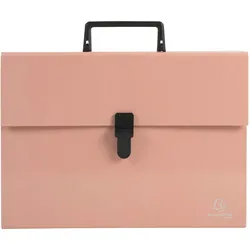 Exacompta 56760E 4x Dehnbare Dokumententasche mit Griff Aquarel, 18 Fächer - Farben sortiert