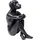 Kare Deko Figur Hund Marc, Schwarz, Sitzender Hund, 33 cm hoch