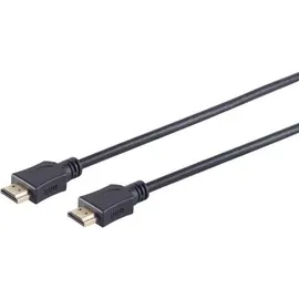 helos Anschlusskabel, HDMI Stecker/Stecker, 4K, 1,5m, schwarz HDMI 2.0 Stecker/Stecker HEAC , 3840 x 2160 @ 60 HZ , verg