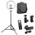 Walimex pro Medow 960 Pro LED-Ringlicht Set (Ringlicht), Dauerlicht, Schwarz