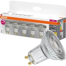 osram homelighting LED-Reflektorlampe 4099854352355 3,4 W GU10 warmweiß 5 St.
