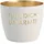 Giftcompany Windlicht Madras Eisen Weiß/Gold
