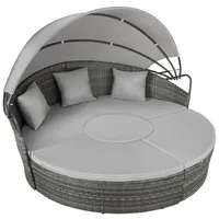 TECTAKE Rattan Sonneninsel Santorin  
1
