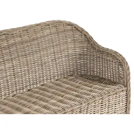 Beliani SUSUA 141 x 86 x 69 cm Beige/Weiß