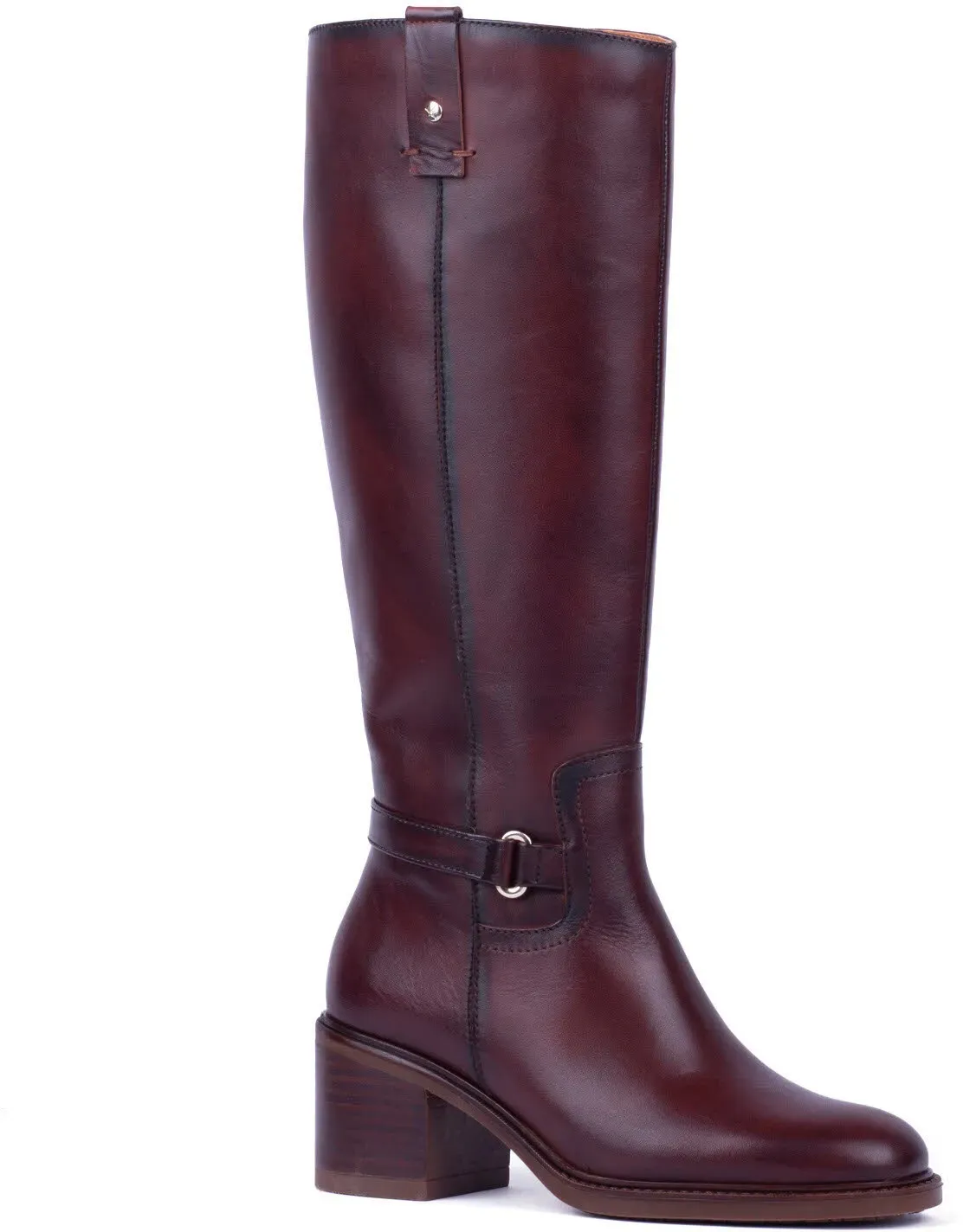 Pikolinos HUESCA Hochschaftstiefel Lederstiefel Slipper Modeschuh Damen dunkelbraun 42