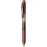 Pentel ENERGEL BL107 Gelschreiber braun/transparent 0,35 mm, Schreibfarbe: braun,