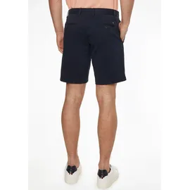 Tommy Hilfiger Chinoshorts "BROOKLYN SHORT 1985", Herren, Gr. 40, N-Gr, blau (desert sky), Stoff, Obermaterial: 97% Baumwolle, 3% Elasthan, unifarben, Basic, normal kniefrei, Hosen, in klassischem Design