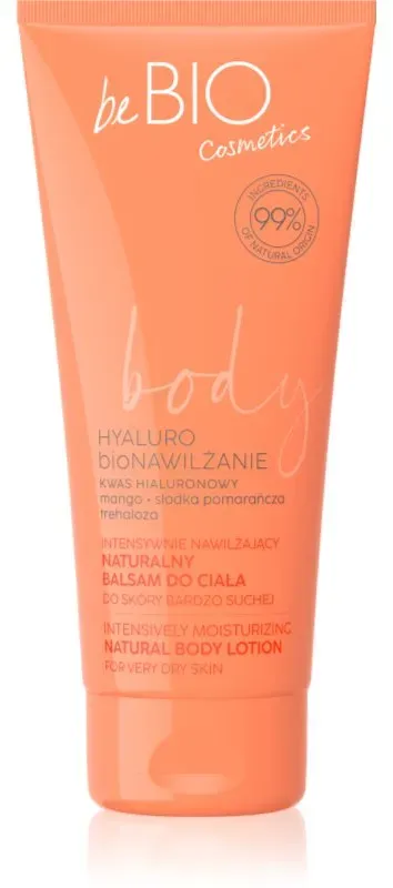 beBIO Hyaluro bioMoisture feuchtigkeitsspendendes Körperbalsam für die Festigung der Haut 200 ml