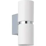 EGLO Passa 2-flg. chrom/weiß