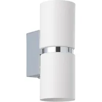 EGLO Passa 2-flg. chrom/weiß