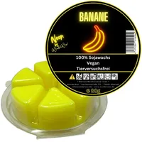 WonderWax Duftwachs WonderWax® Duftwachs Kreis 6 pcs Neon (Banane), Duftrichtung: Banane